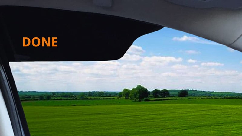TuckVisor Limo Tint Car Sun Window Shade Visor Shades Sunshade Visors Extender 2 Pack - Image 4